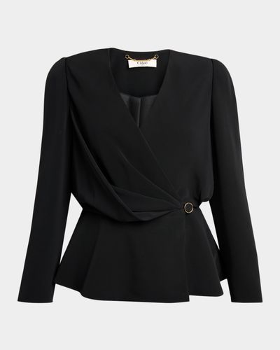 Chloe Single-Breasted Wool Blazer
