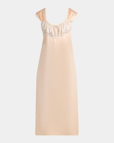 Chloe Sleeveless Silk A-Line Midi Dress