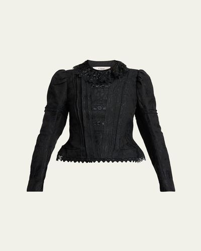 Chloe Soft Floral Jacquard Jacket