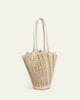 Chloe Soleil Cutout Leather Basket Tote Bag - 3