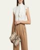 Chloe Spin Python-Embossed Leather Pouch Bag - 2