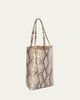 Chloe Spin Python-Embossed Leather Tote Bag - 3