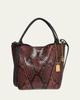 Chloe Spin Small Python-Embossed Leather Top-Handle Bag - 1