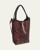 Chloe Spin Small Python-Embossed Leather Top-Handle Bag - 3