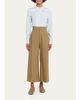Chloe Striped Silk Chest Yoke Button-Down Top - 2