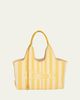 Chloe Stripy East-West Jacquard Tote Bag - 1