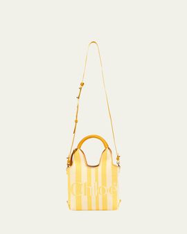 Chloe Stripy Jacquard Tote Bag