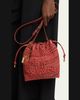 Chloe Summer Banana Mini Raffia Top Handle Bag - 4