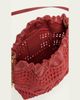 Chloe Summer Banana Mini Raffia Top Handle Bag - 6