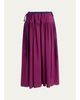 Chloe Textured Pleated Midi Skirt - 1