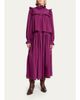 Chloe Textured Pleated Midi Skirt - 2