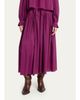 Chloe Textured Pleated Midi Skirt - 4