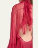 Chloe Tiered Ruffle Silk Mousseline Long-Sleeve Mini Dress - 3