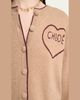 Chloe Wool-Cashmere Logo Heart Cardigan - 5