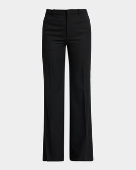 Chloe Wool Flared Trousers