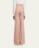 Chloe Wool Gabardine Wide-Leg Trousers - 3