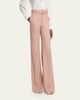 Chloe Wool Gabardine Wide-Leg Trousers - 4