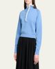 Chloe Wool Knit and Lace Pullover - 4