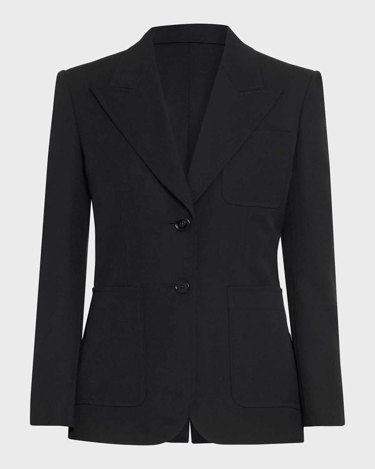 Chloe Wool Single-Breasted Blazer