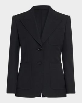 Chloe Wool Single-Breasted Blazer