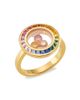 Chopard Women's Happy Diamonds 18K-Gold, Rainbow Sapphire & 0.1 TCW Diamond Ring - 5