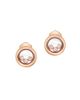 Chopard Women's Happy Diamonds 18K Rose Gold Stud Earrings - 1
