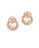Chopard Women's Happy Diamonds 18K Rose Gold Stud Earrings - 4