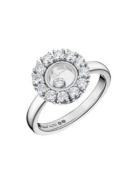 Chopard Women's Happy Diamonds 18K White Gold & 0.60 TCW Diamond Ring