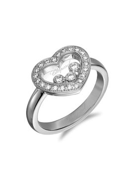 Chopard Women's Happy Diamonds Icons 18K White Gold & Diamond Heart Ring