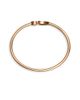 Chopard Women's Happy Hearts 18K Rose Gold, Diamond & Rosé Stone Bangle - 3