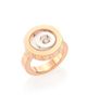 Chopard Women's Happy Spirit 18K Rose & White Gold & Diamond Double Circle Ring - 1