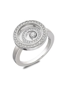 Chopard Women's Happy Spirit 18K White Gold & Diamond Ring