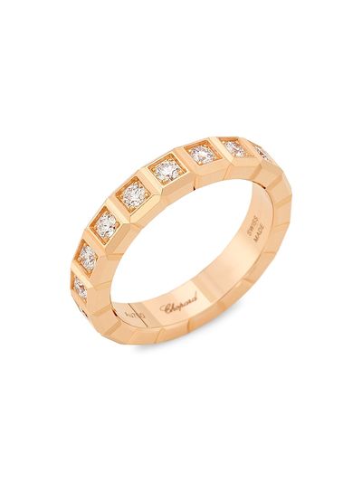Chopard Women's Ice Cube 18K Rose Gold & Diamond Ring