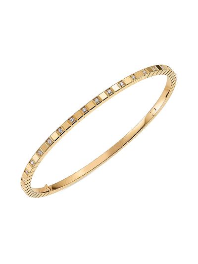 Chopard Women's Ice Cube 18K Yellow Gold & 0.33 TCW Diamond Bangle