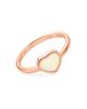 Chopard Women's My Happy Hearts 18K Rose Gold & Mother-Of-Pearl Ring - 4
