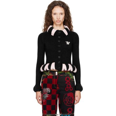 Chopova Lowena Chopova Lowena Black Cribbage Cross Cardigan