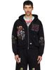 Chopova Lowena Chopova Lowena Black Feelings Panic Zip Hoodie - 1