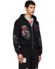 Chopova Lowena Chopova Lowena Black Feelings Panic Zip Hoodie - 2