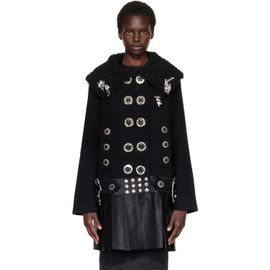 Chopova Lowena Chopova Lowena Black Fudge Buckle Coat