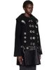 Chopova Lowena Chopova Lowena Black Fudge Buckle Coat - 2