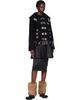 Chopova Lowena Chopova Lowena Black Fudge Buckle Coat - 4