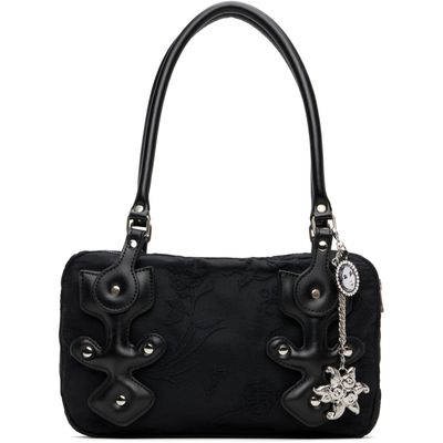 Chopova Lowena Chopova Lowena Black Missish Floral Bag