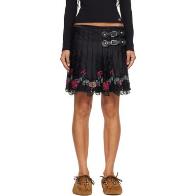 Chopova Lowena Chopova Lowena Black Missish Kilt Miniskirt