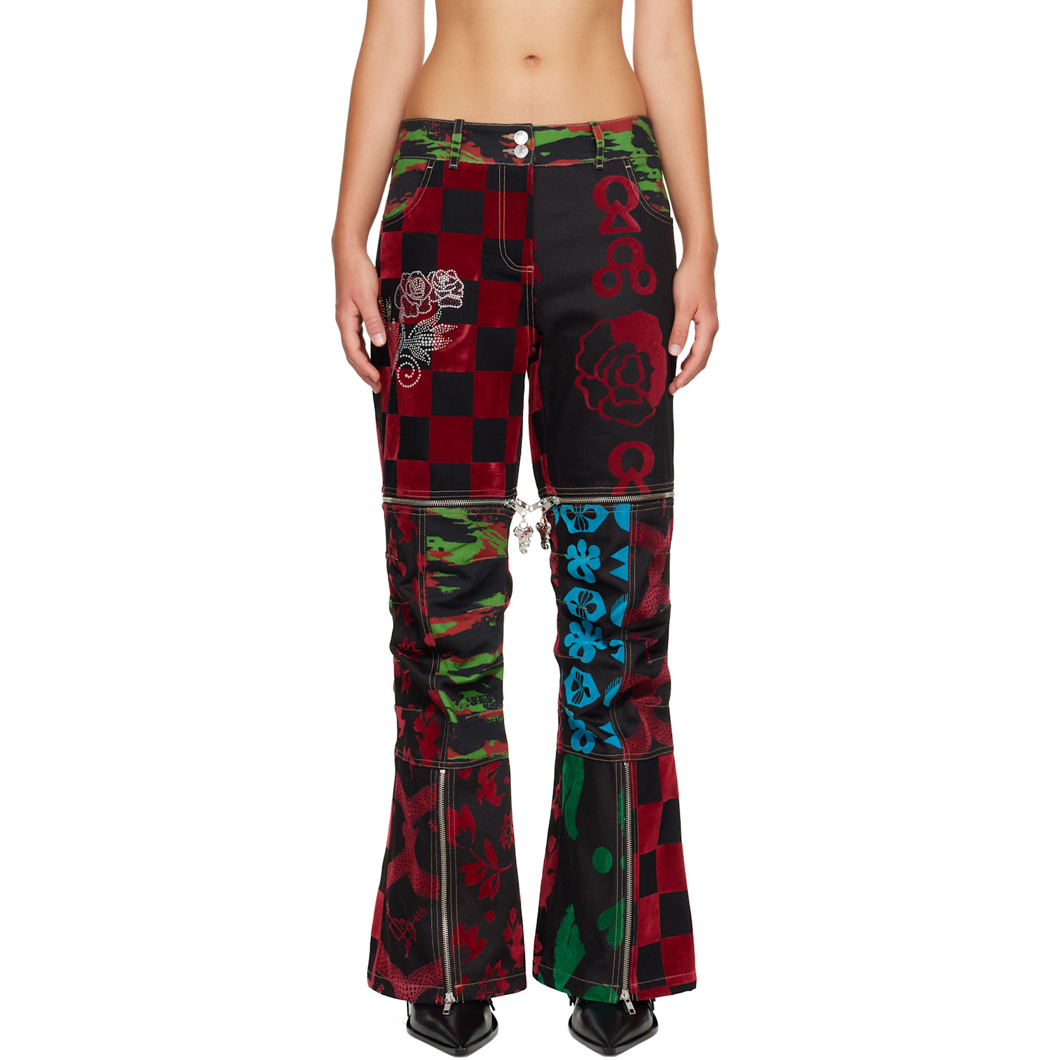 Chopova Lowena - Off-White Ribbon Jeans