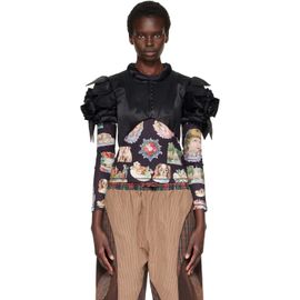 Chopova Lowena Chopova Lowena Black Rose Shrug Top