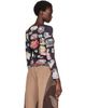 Chopova Lowena Chopova Lowena Black Snippets Fitted Jersey T-shirt - 3