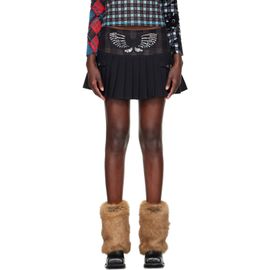 Chopova Lowena Chopova Lowena Black Swoon Miniskirt
