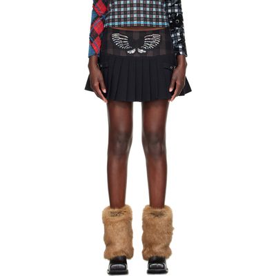 Chopova Lowena Chopova Lowena Black Swoon Miniskirt