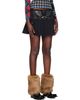 Chopova Lowena Chopova Lowena Black Swoon Miniskirt - 2