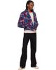 Chopova Lowena Chopova Lowena Blue Cheeky Girl Fitted Fleece Jacket - 4